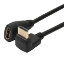 Flexible HDMI Male To Female  Cable Extension Adapter Resist Corrosion