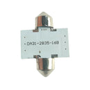 10pcs White 31mm 16 LED SMD Festoon Dome Car Bulb 3021 3022 DE3175 Light Lamp
