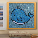 5D DIY Full Drill Special Shaped Diamond Painting Dolphin Cross Stitch Kits