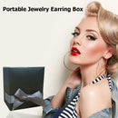 Earrings Storage Box Bracelet Necklace Ring Bow Ribbon Jewelry Organizer