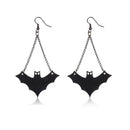 Black Bat Vampire Earrings Chic Gothic Halloween Fashion Jewellery