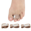 10pcs Toe Splint Straightener Toe Wrap Anti-Slip Toe Brace for Hammer Toe
