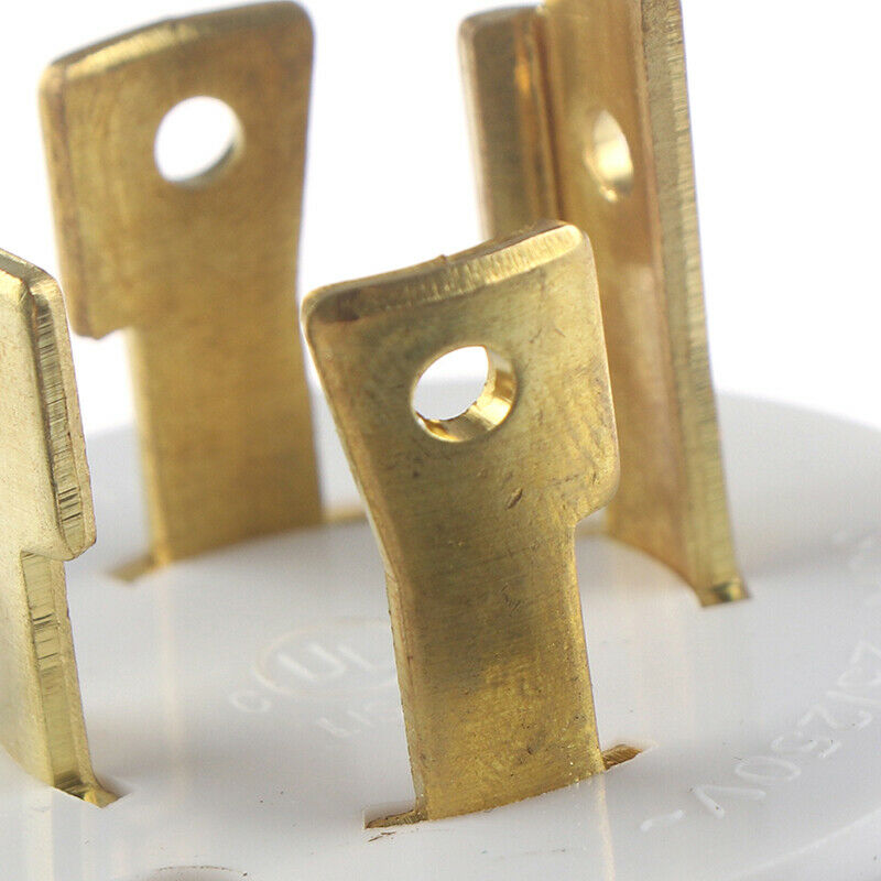 30Amp 125/250 Volt 3 Pole 4 Wire Grounding Lock Locking Male Plug L14 xiF Gw