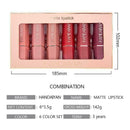 6pcs Matte Lipstick Set Wasserdicht Make Up Lippenstift Beauty Cosmetic Y0B0