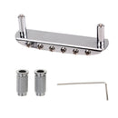 Chrome Guitar Bridge Assembly W/ Screw & Wrench for  Electric Guitars