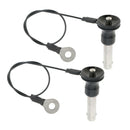 2xBall Head Lock Quick Release Pin Push Button 8mm, 20mm Durable