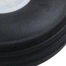 3.5 Inch RC Airplane Black PU Tire Wheel With Beige Plastic Hub Super Light