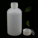 5x Plastic Empty Mouth Graduated Lab Chemical Container Reagent Bottle 250ml