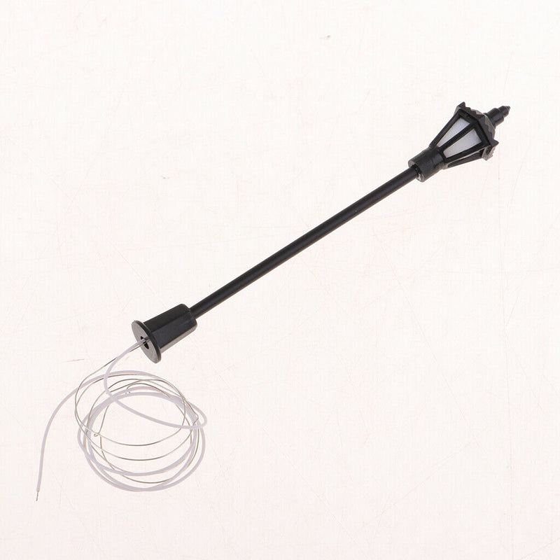 40Pcs Mini Street Light Post Models Streetlight for Modeling HO OO Scale