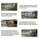 Auto Car Headlight Maintenance Clean Polish Repair Fluid Removes Scratches US