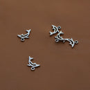 200x Alloy Dolphin Dangle Pendants Charms for DIY Necklace Bracelet Earrings