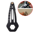 Multifunction womenself protect hairpin outdoor pockettool screwdriver keyringBX