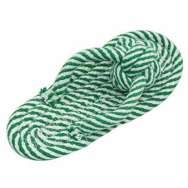 Pet Bites Rope Slipper Toys - Pet Cotton Rope Toys - Pet Dog Molar Toys - C