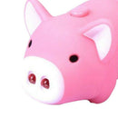 Cute Pig Keyring Keychain LED Light Touching with Sound Car Bag Pendant Cha