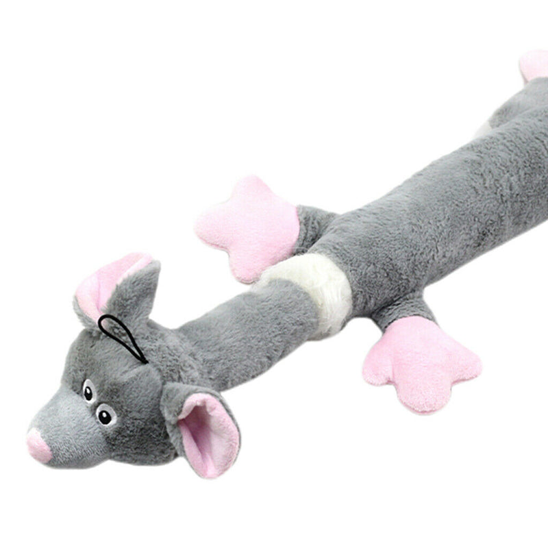 Pets Chewing Toys with Squeakers for Small Dogs & Large Dogs - Gray Mouse