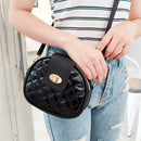 Fashion Women Mini Messenger Bag PU Leather Shoulder Bag Female Shell Purse