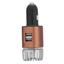 2 in 1 NanoActive Ionic Car Air Purifier - with Dual USB Chargers To Quickl