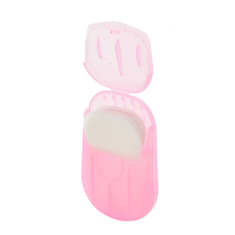 Washing Slice Sheets Hand Bath Travel Scented Foaming Box Paper Soap joJ Hn