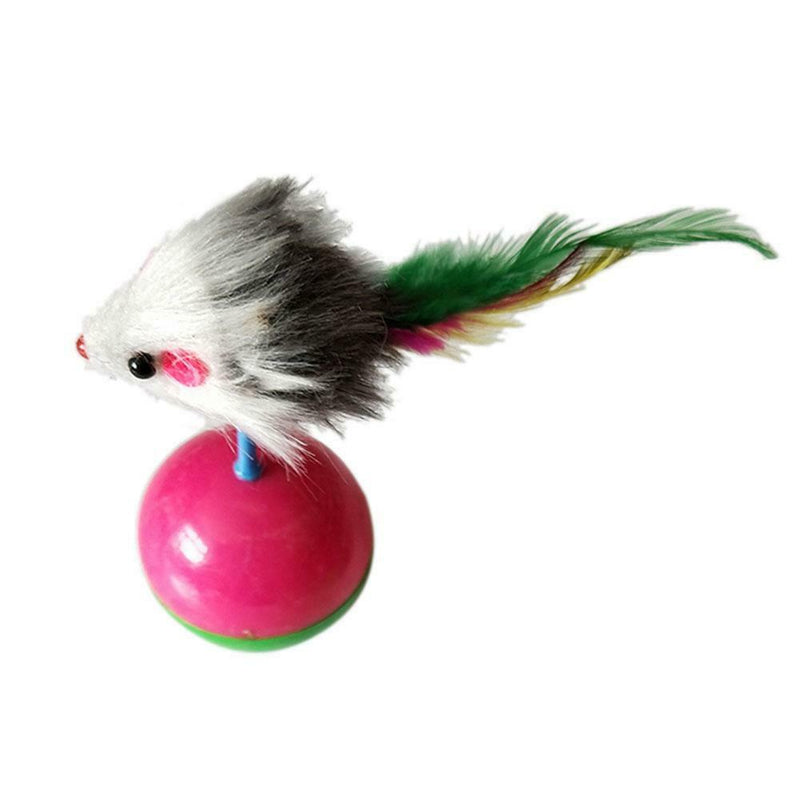 Pet Cat Toys Plush Mouse Kitten Plastic Playing Balls Funny Pets Supplies A