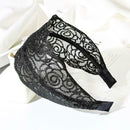 Korean Lace Hollow Headwear Headband Retro Hairdress Headpiece Hair Jewelry A
