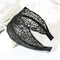 Korean Lace Hollow Headwear Headband Retro Hairdress Headpiece Hair Jewelry A