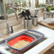 Kitchen Collapsible Colander Over The Sink Strainer With Steady Base For St X4U8