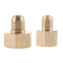 2pcs Brass Adapter Garden Hose Connector for Pressure Washers 18mm & 22mm F to