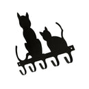 Black Design Iron Hook Decorative Metal Wall-Mounted Hook Hat Coat Clothes