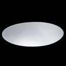 10.6x 16.5 Inch (small size) Bathroom Self-adhesive Removable Oval Mirror W