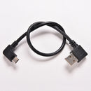 Micro USB 5 Pin Male to USB 2.0 A Male Cable Converter 90 Degree Adapter EW  Tw