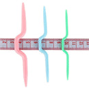 1 Set Crochet Hooks Needles 17 Sizes Sewing Needles Stitches Knitting Craft J2X2