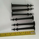 100Pcs Plastic Garden Cover Cloth Securing Stakes Spikes Lawn Pins Pegs Sod