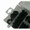 180 Pcs Round Rubber Grommet Assortment Set: Electrical Conductor Gasket Ri