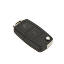 2 Buttons Flip Folding Remote Car Key Case Shell for Golf Passat Polo