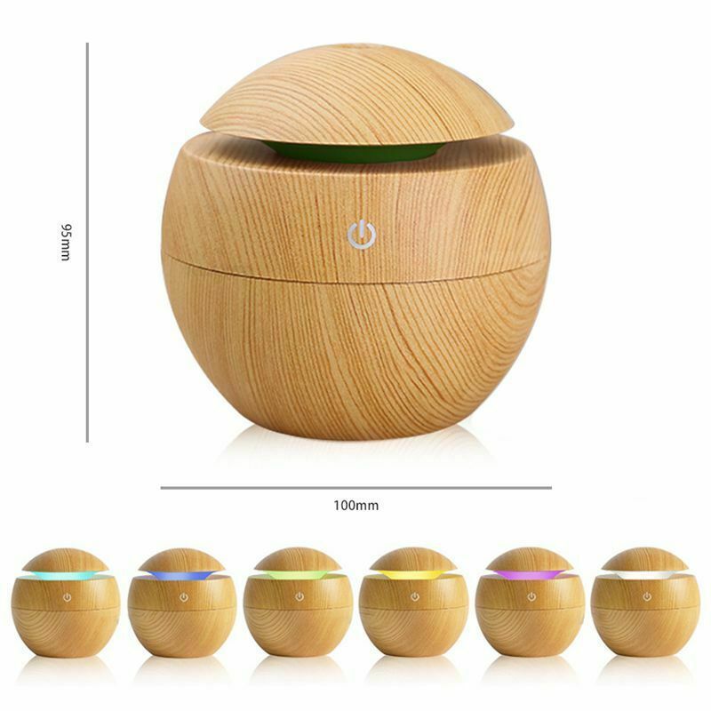 USB Aroma Humidifier ESSential Oil Diffuser Ultrasonic Cool Mist Humidifier G9P9