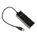 4-Port USB 3.0 5Gbps Speed Portable Compact Hub Adapter Splitter For Xbox Ons S
