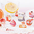 46pcs Cute strawberry dessert DIY Diary Craft Stickers Scrapbooking dRK.