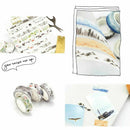Set of 8 Decorative Japanese Washi Masking Adhesive Tape -Chinese Classical