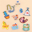 10PCS Animal Embroidered Applique Sew Iron on Cloth Patch Badge Jeans Craft FU