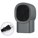 500W Electric Heater Mini Desktop Warmer Machine for Home Office (Grey US)