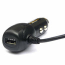 MiniUSB Port 5V 2A CarCharger Adapter For Car DVR Vehicle Charging 3.5m CableLJ