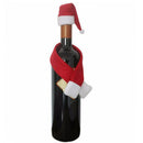 Merry Christmas Decoration Wine Bottle Cover Gift Wrap Party Decor Red scar