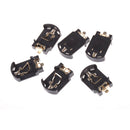 6x Plastic Housing CR2032 Button Cell Battery Socket Holder  LJAU