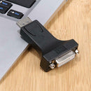 DisplayPort Male to 24+5Pin DVI Female Cable Extender Adapter Connector