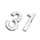 Plastic House Number, Home Address Decor, Outdoor Door Number, Modern Address