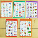 10 Sheets Paper Stickers Photo Album Scrapbook Calendar Diary Planner Stickers