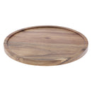 1pc Acacia Wooden Rotating Serving Tray Cake Dessert Plates Tableware M