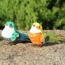 1pc mini decorative cute toys artificial foam feather mini birds craft birds zJR