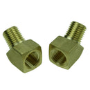 Brass 45 Degree Elbow Pipe 1/4'' Male Female NPT Transmission Water Gas Fuel