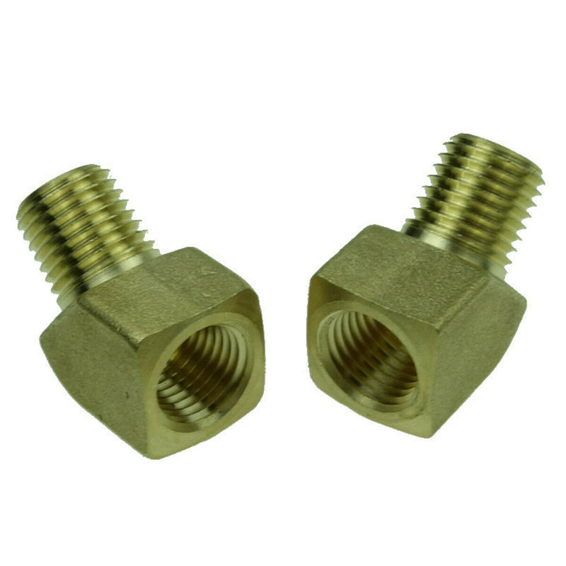 Brass 45 Degree Elbow Pipe 1/4'' Male Female NPT Transmission Water Gas Fuel